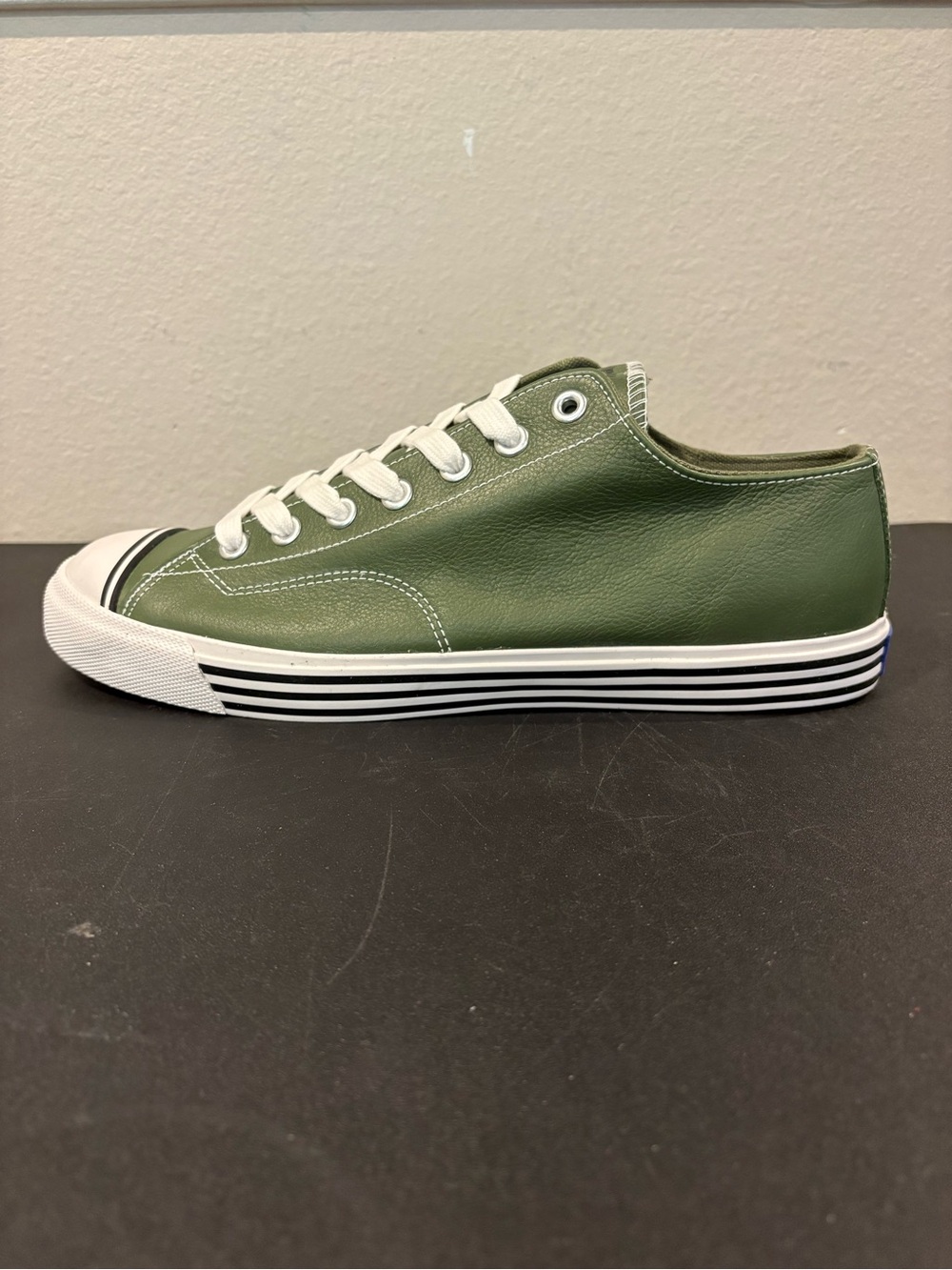 Biz Markie x PRO-Keds 69er Olive Green Leather Men’s Size 12 New In Box - Picture 4 of 11